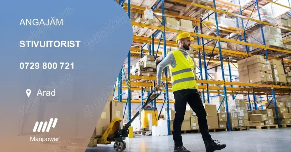 Angajam Stivuitoristi - ARAD (Zona Industriala de Vest)