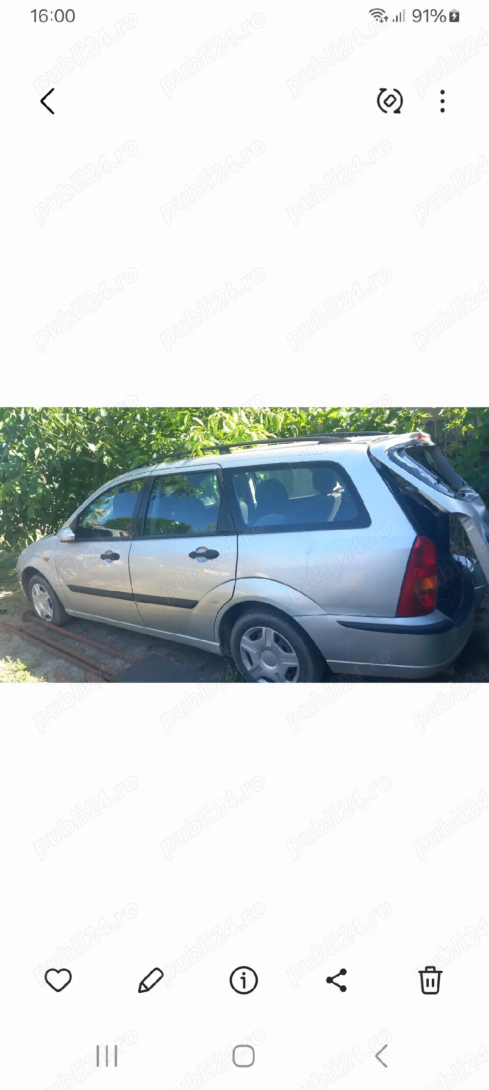 Dezmembrez ford focus 1.4 benzină 