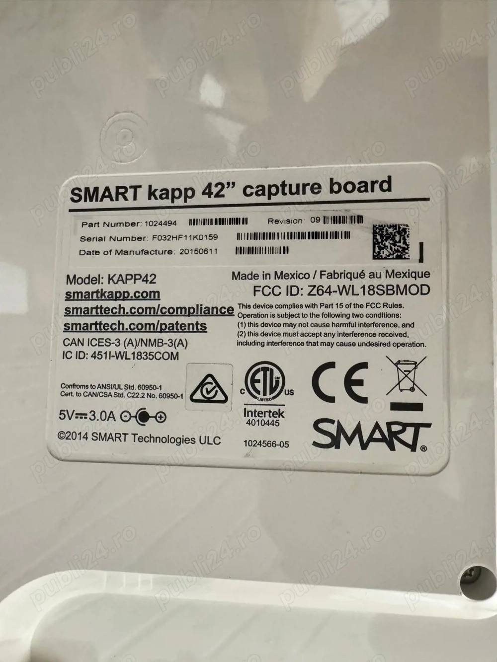 SMART kapp 42 capture board