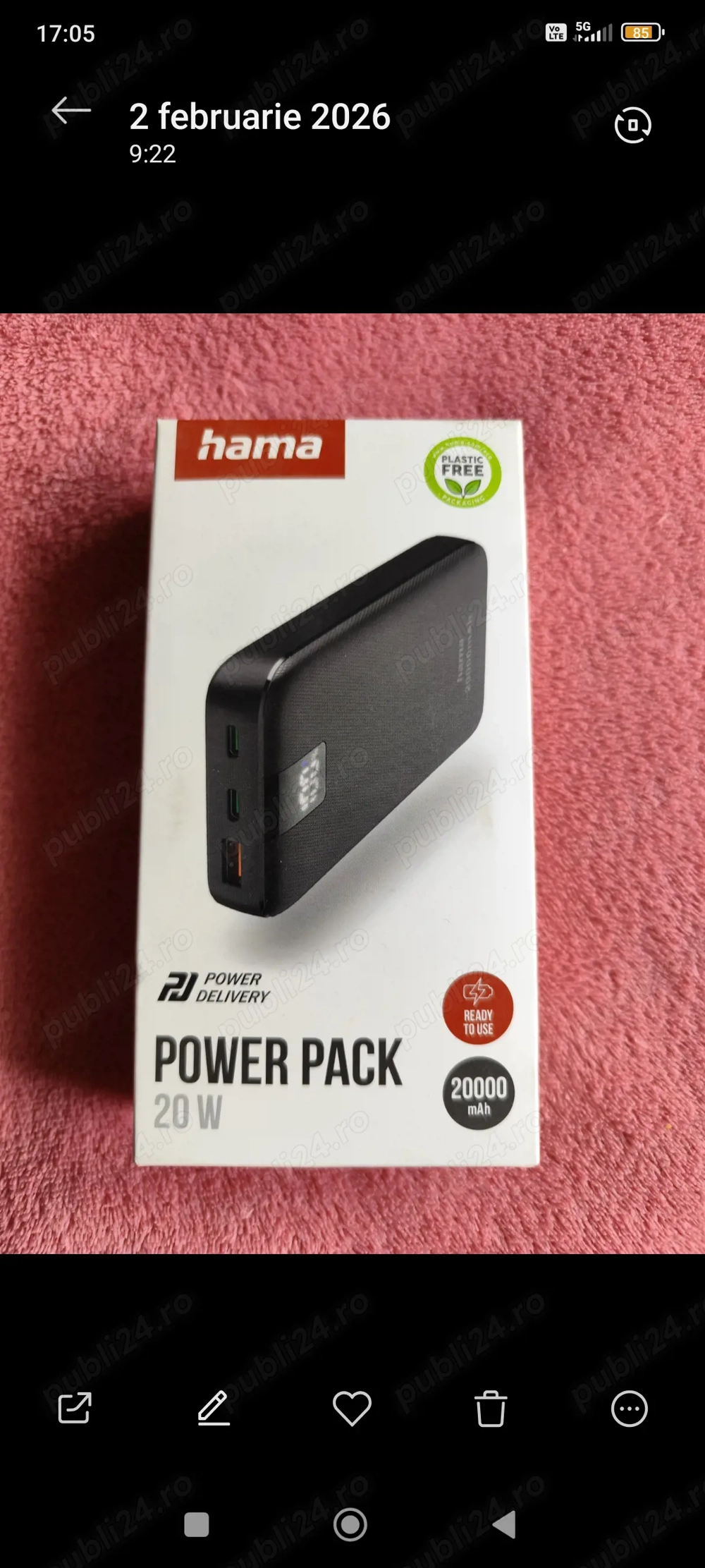 Baterie externă HAMA PD 201719