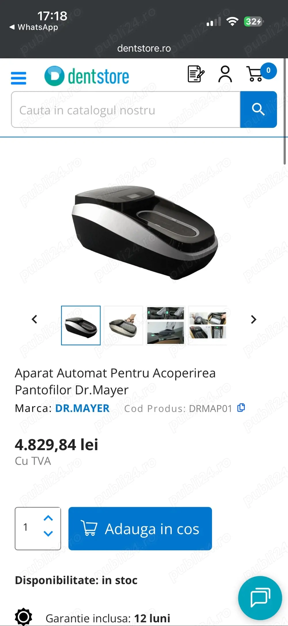 Aparat Automat Pentru Acoperirea Pantofilor