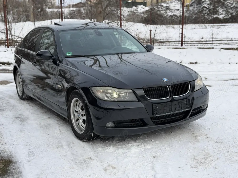 Bmw seria 3 AUTOMAT, Trapă, Naviagatie, 2007, 2.0d, 163cp  cu distributia in fata 