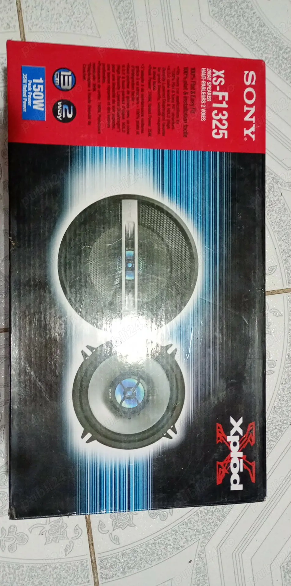 Boxe auto Sony XS-F1325