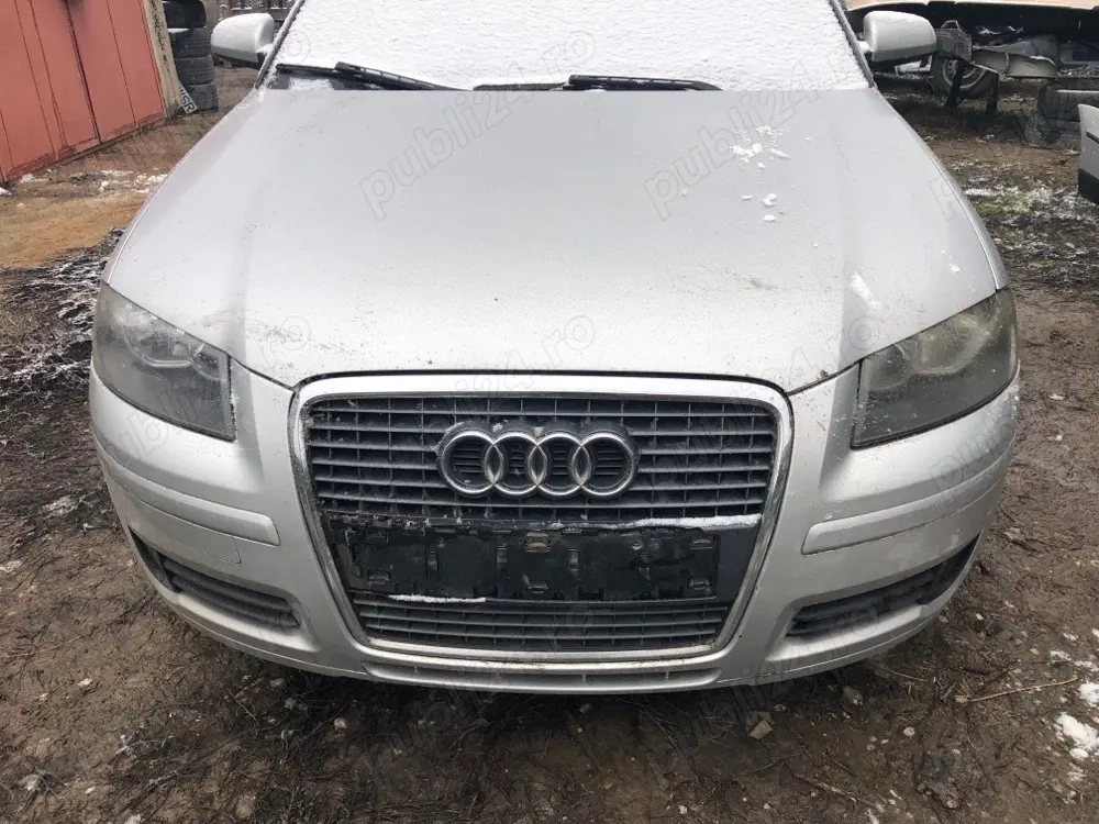 Bara Fata Audi A3 8P 1.6 MPI BSE 102 cp 75 cp argintie LY7W