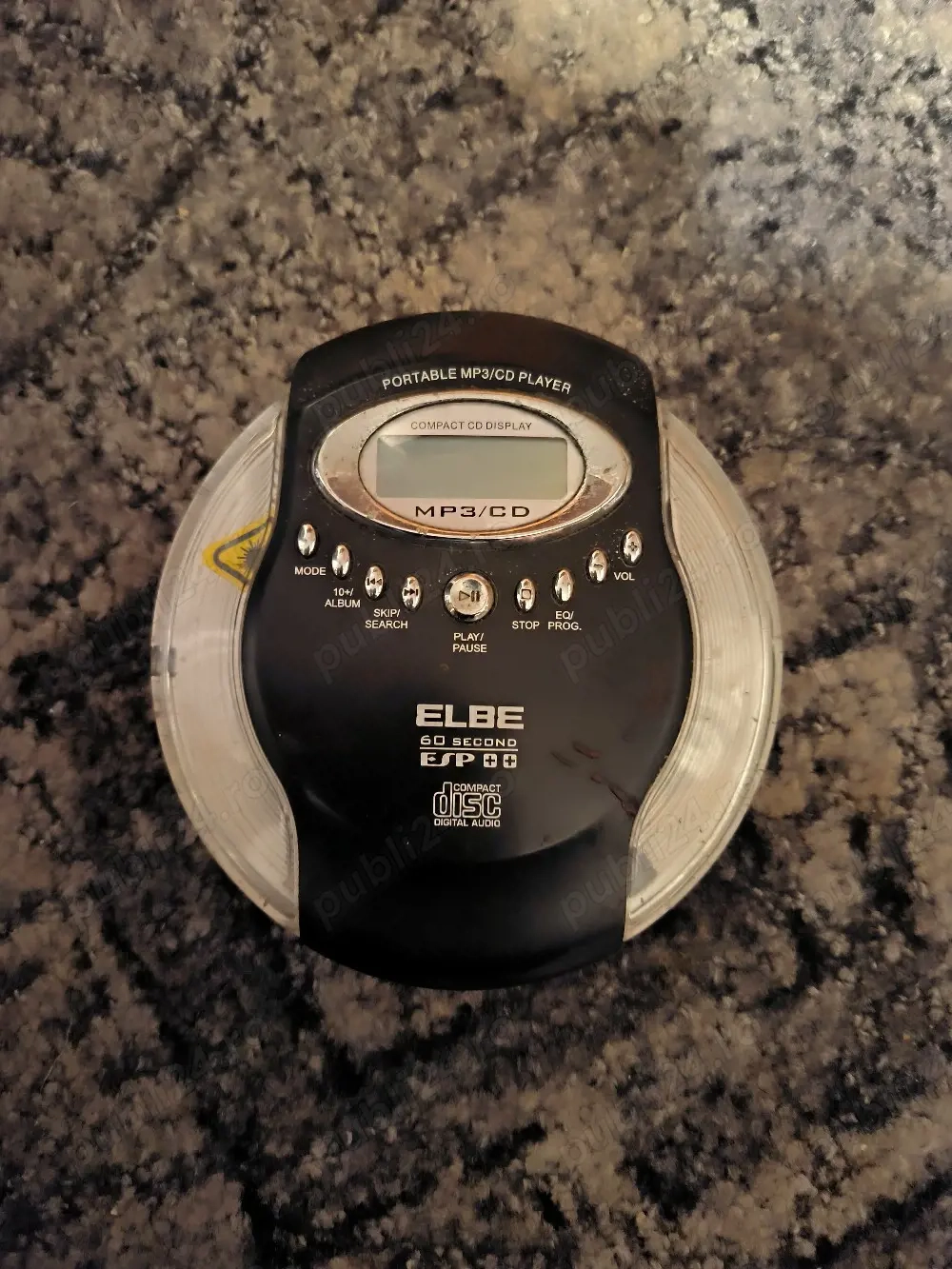 MP3 CD player portabil 