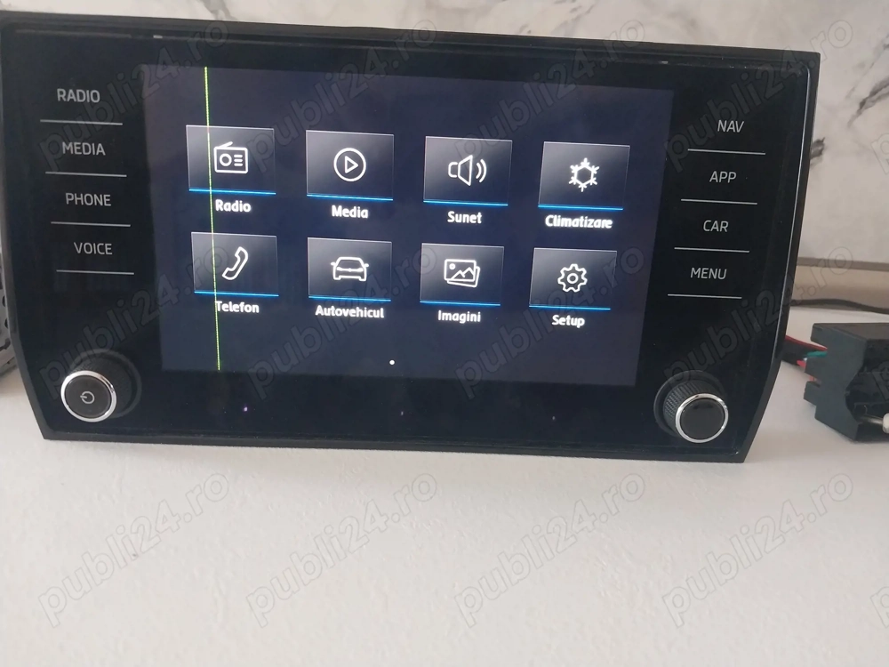 Display tableta navigatie originala MIB2 Skoda Kodiaq Octavia Karoq