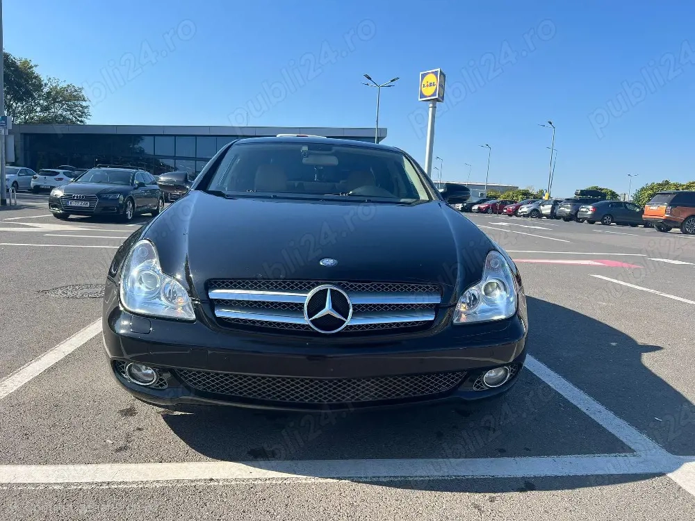 Mercedes CLS 350 | Benzină + GPL | Plafon Alcantara | Faruri LED NOI |