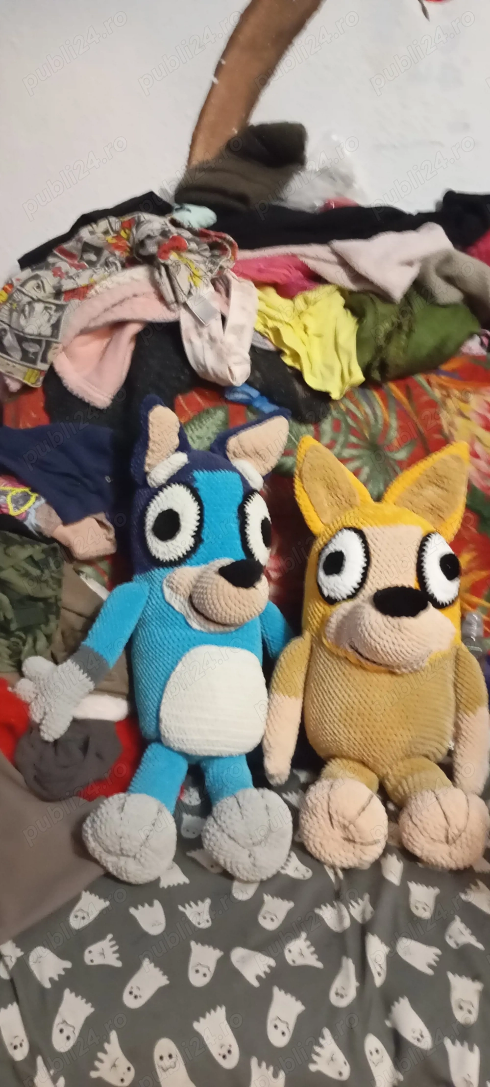 Bluey și Bingo croșetați 75 cm