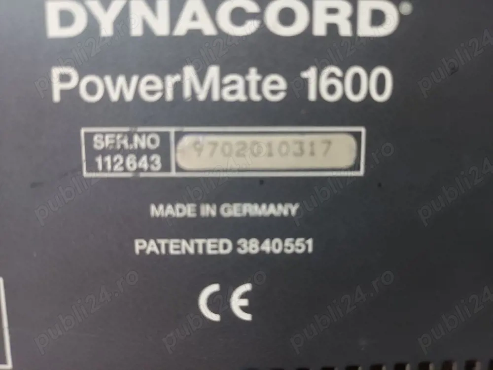 vand dynacord  powemate 1600-1