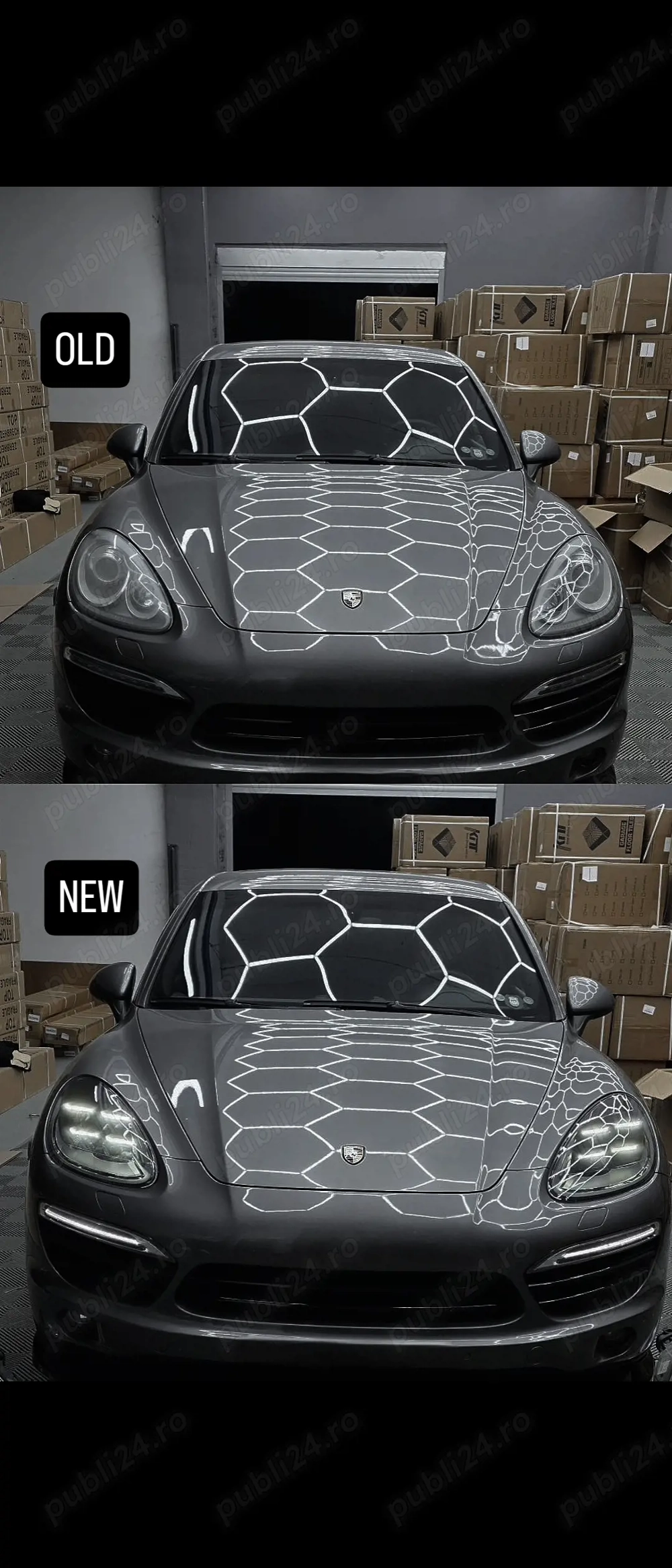 Faruri Full LED Porsche Cayenne look 2024 compatibile 2011-2023