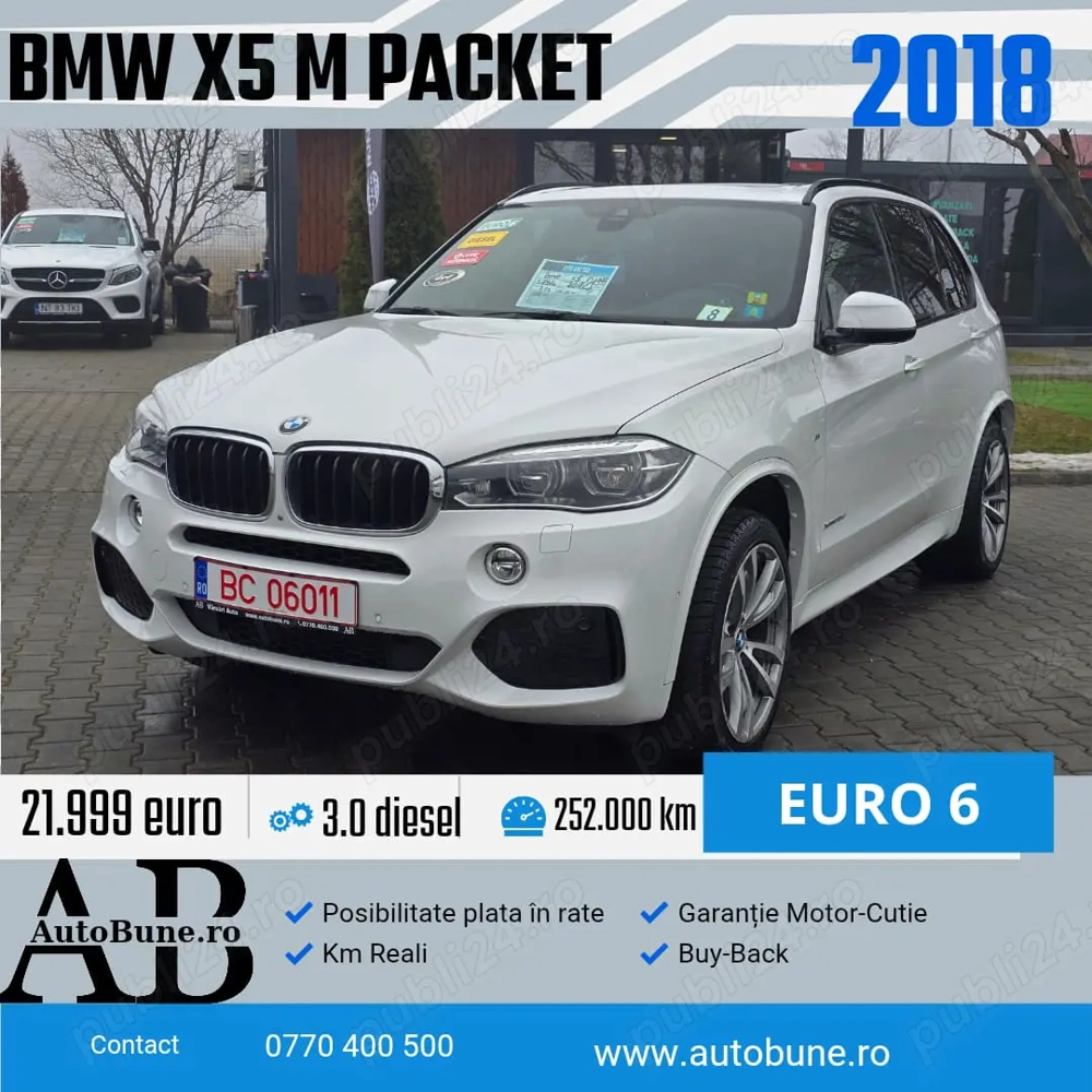 BMW X5 xDrive M-Packet 3.0 Diesel 258 CP