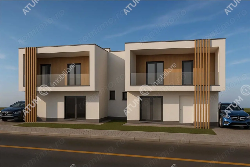 Casa intabulata de 4 camere cu 2 bai si teren de 200 mp in Selimbar