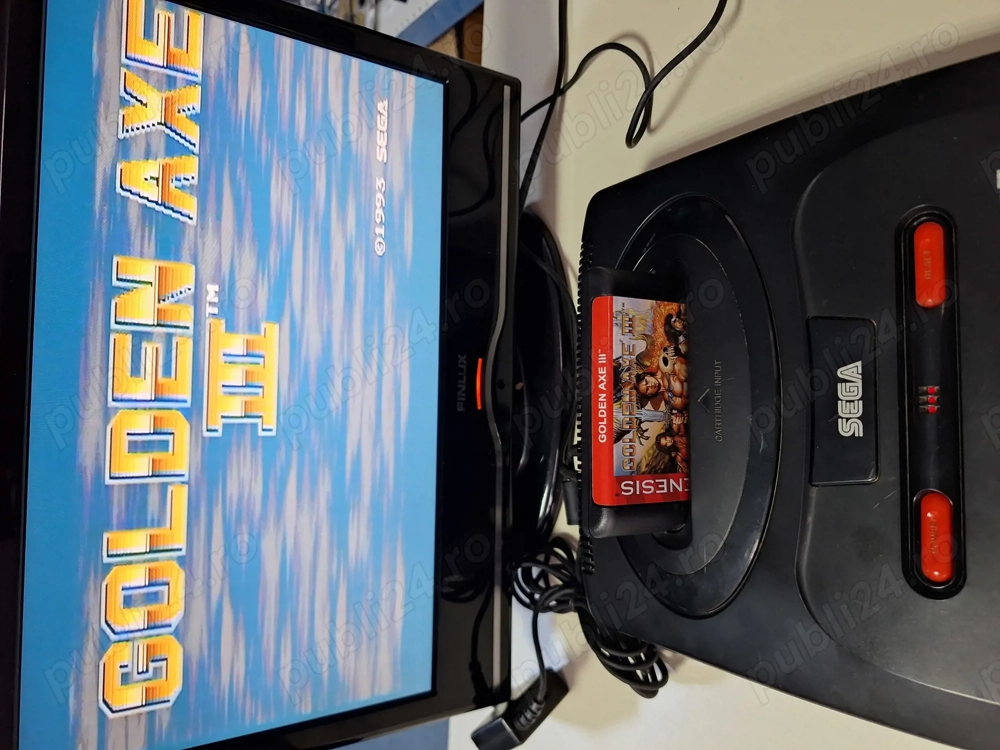 caseta cu jocuri Golden Axe III pentru Sega Mega Drive Genesis