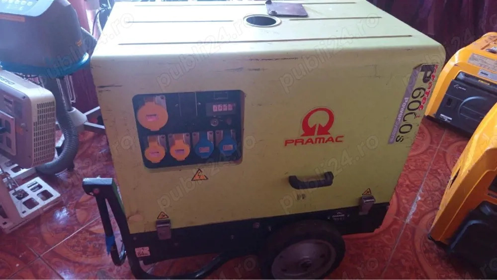generator industrial pramac p6000s power