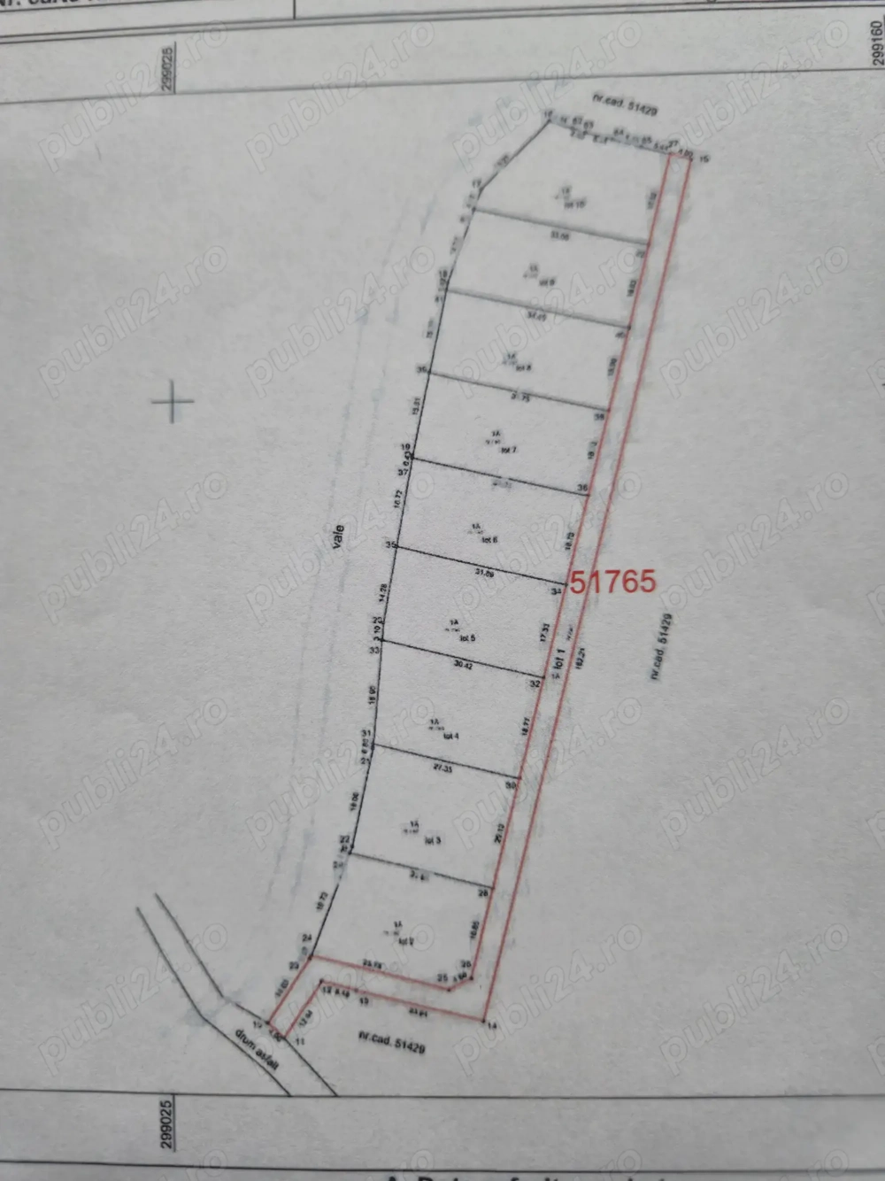 vând parcele de teren in Lugasu de Sus 