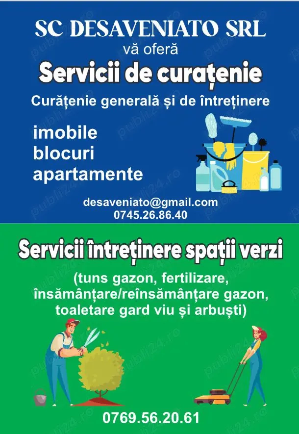 Servicii curațenie birouri, cabinete, laboratoare, sedii firmă,SCARI BLOC.