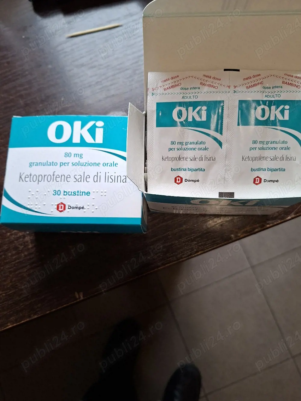granule oki dizolvare rapida
