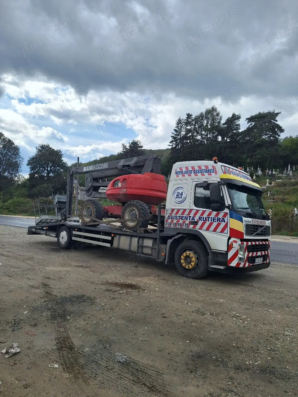 Camion platforma Volvo FM9 autoplatforma