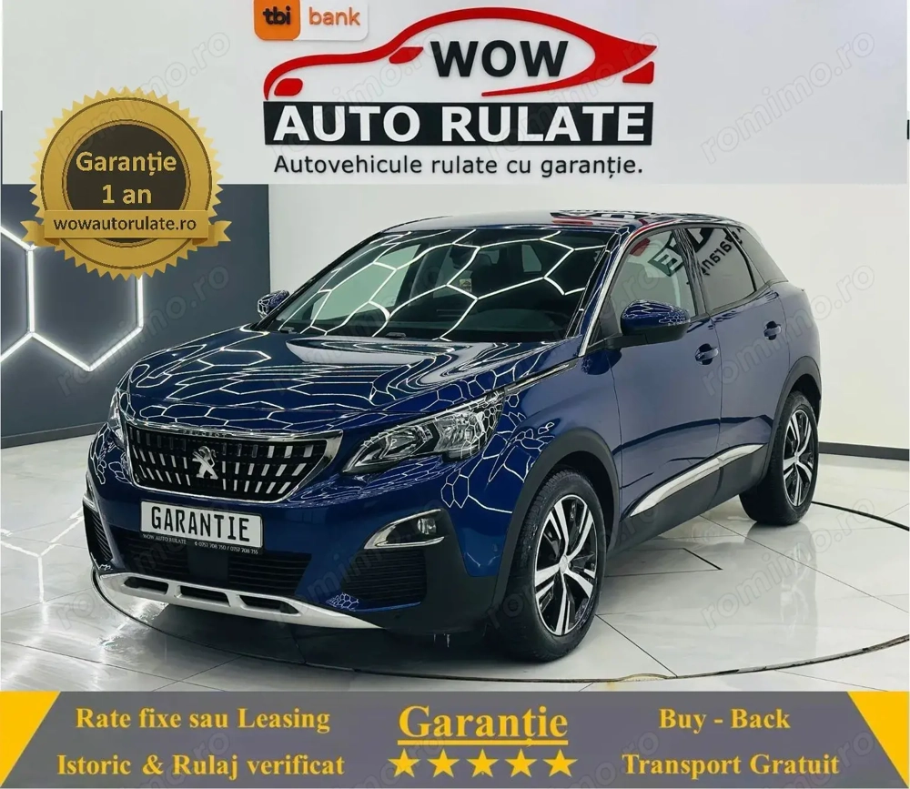 PEUGEOT 3008 2017 1.2i E6 Garantie 12 Luni Rate Avans 0 Doar Cu Buletinul
