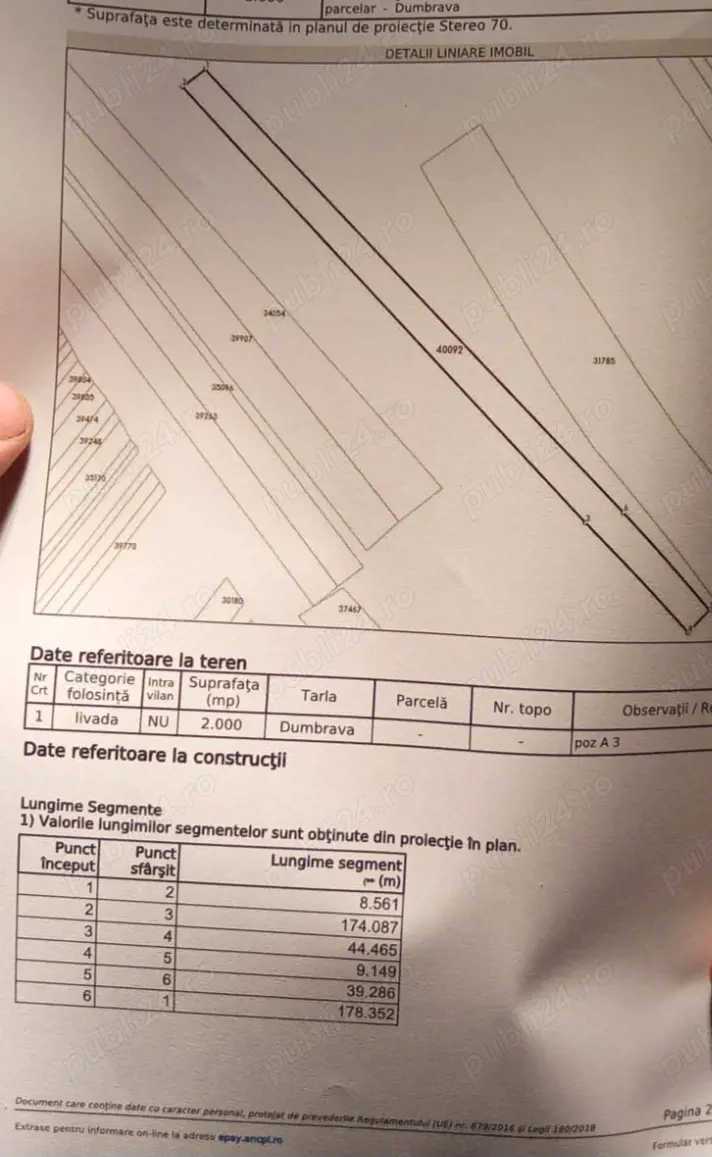 Teren în Patrauti Suceava livadă