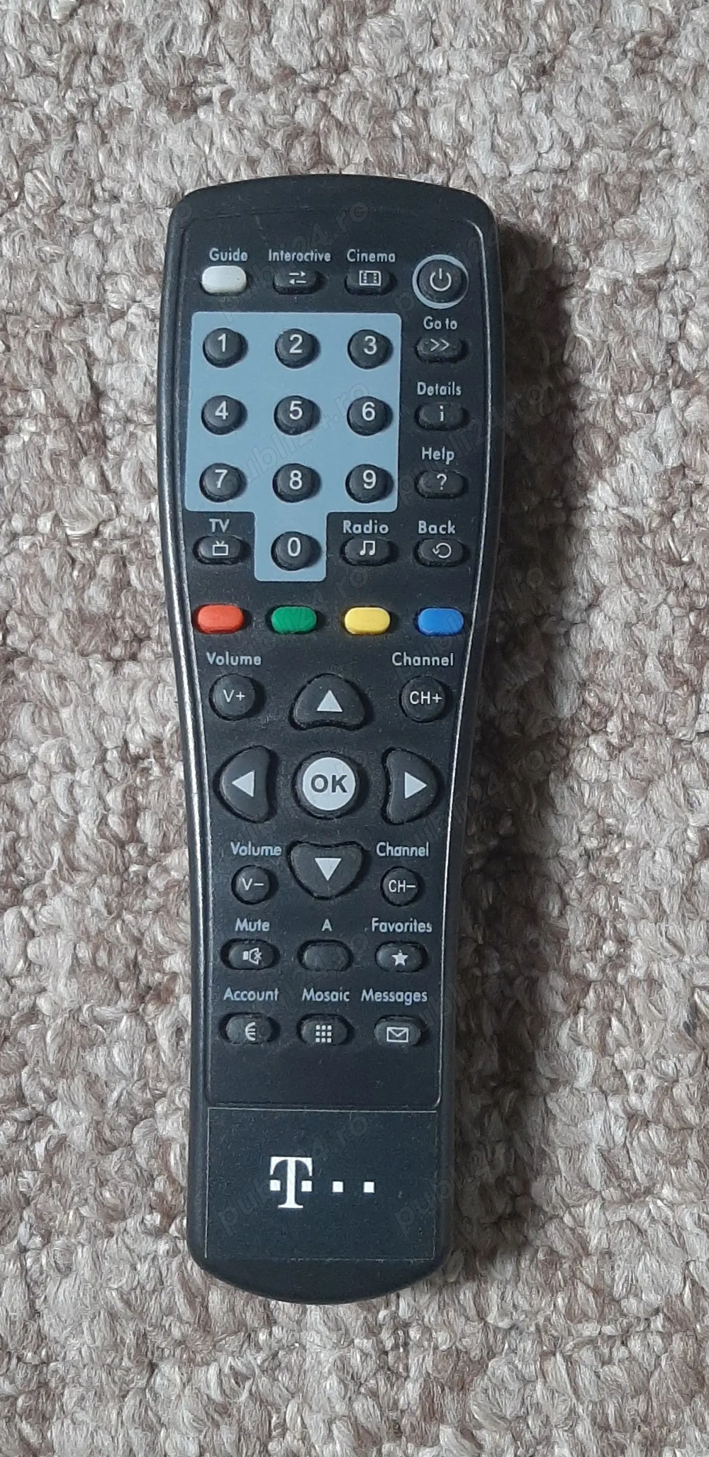 Telecomanda receiver Dolce   Telekom   Orange (TV set-top-box)