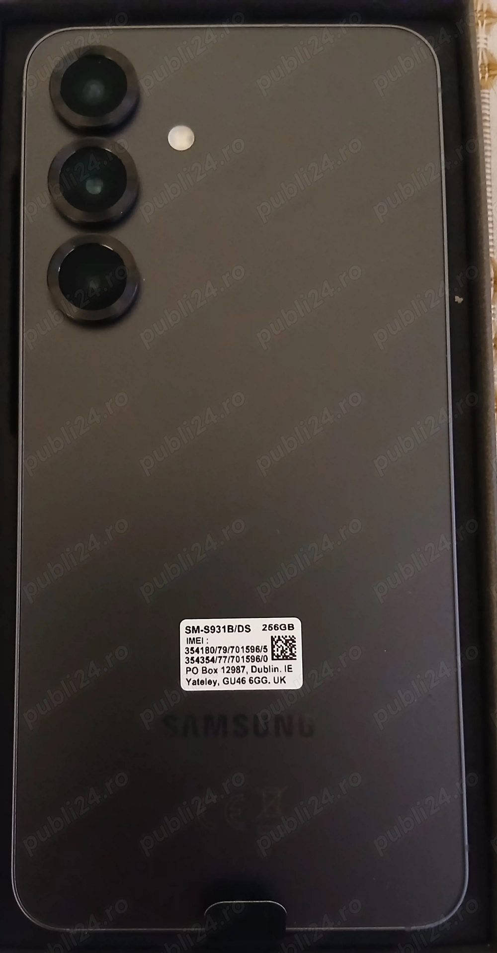 Telefon mobil Samsung Galaxy S25, Dual SIM, 12GB RAM, 256GB, 5G, Icyblue