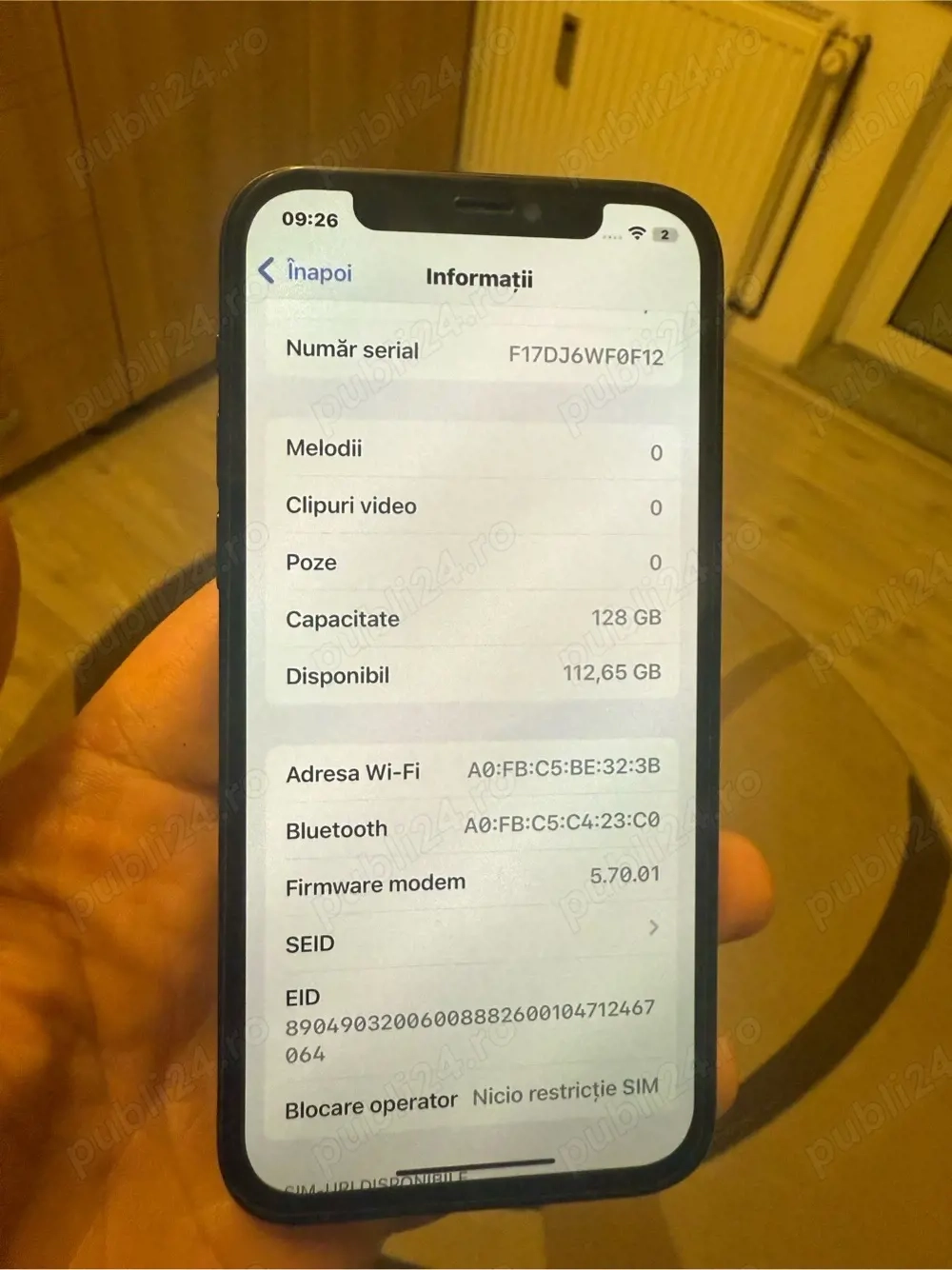 iphone 12 128gb impecabil ca nou