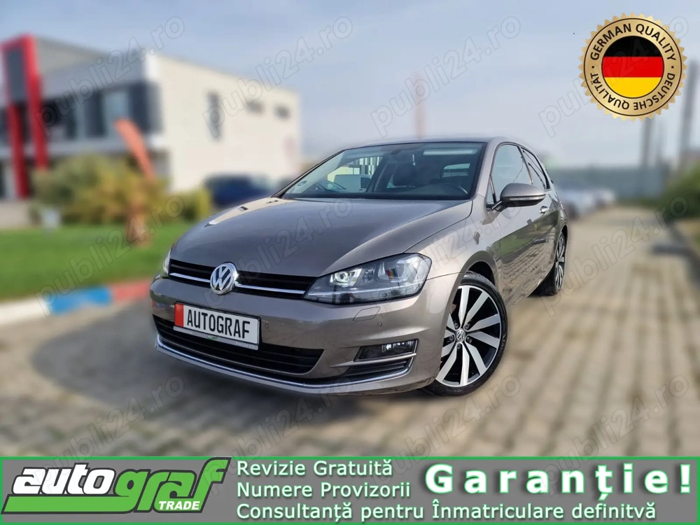 Volkswagen Golf VII 1.4 TSi 140 CP HighLine-Acum si in Rate-Xenon-Jante 18"-Sport- Garantie!