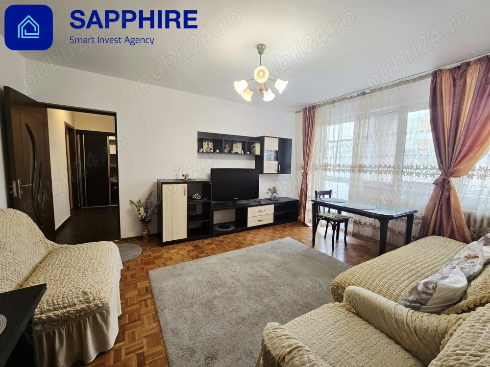 Apartament 3 camere metrou Favorit, prima închiriere, mobilat și utilat