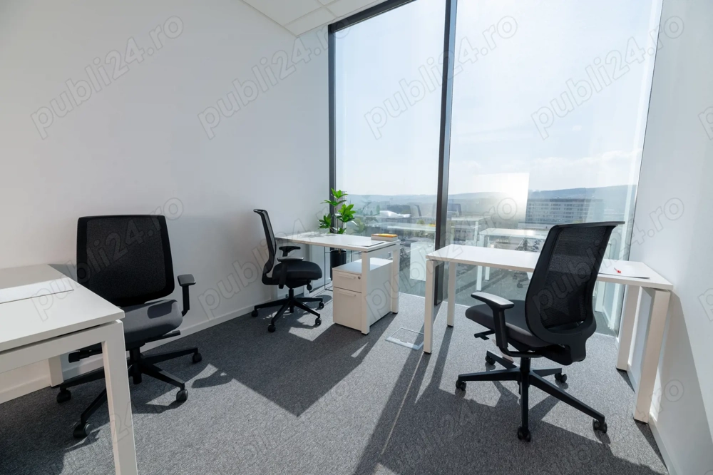 Spațiu de birou privat pentru 3 persoane în Regus Iulius Business Centre