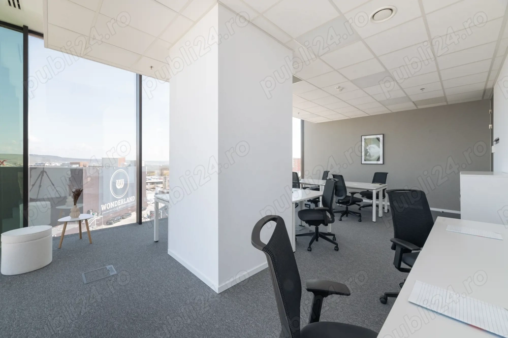 Spațiu de birou privat pentru 5 persoane în Regus Iulius Business Centre