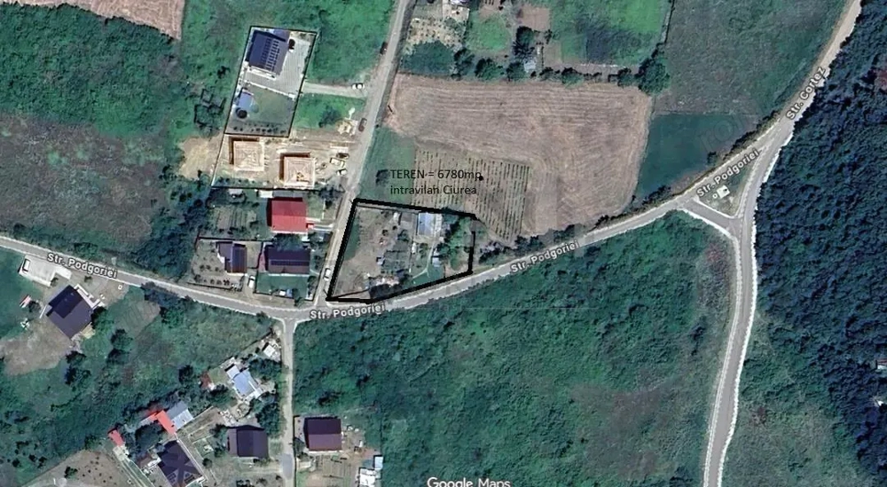 Hlincea str Podgoriei TEREN 6780mp intravilan dezvoltare imobiliara