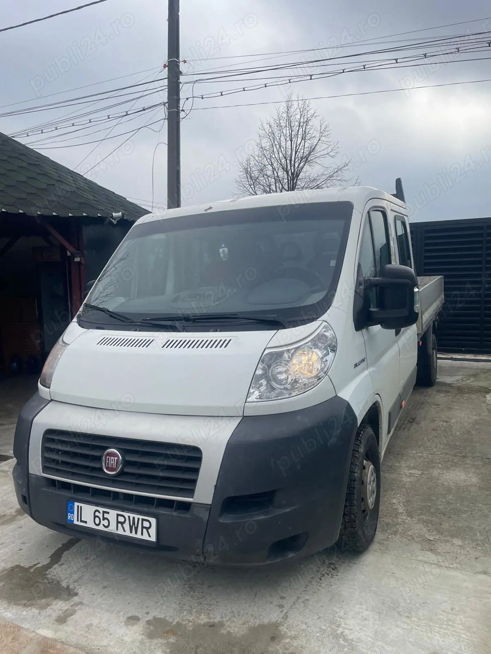Fiat Ducato Doka, 7 locuri, Cabina dubla, platforma - bena