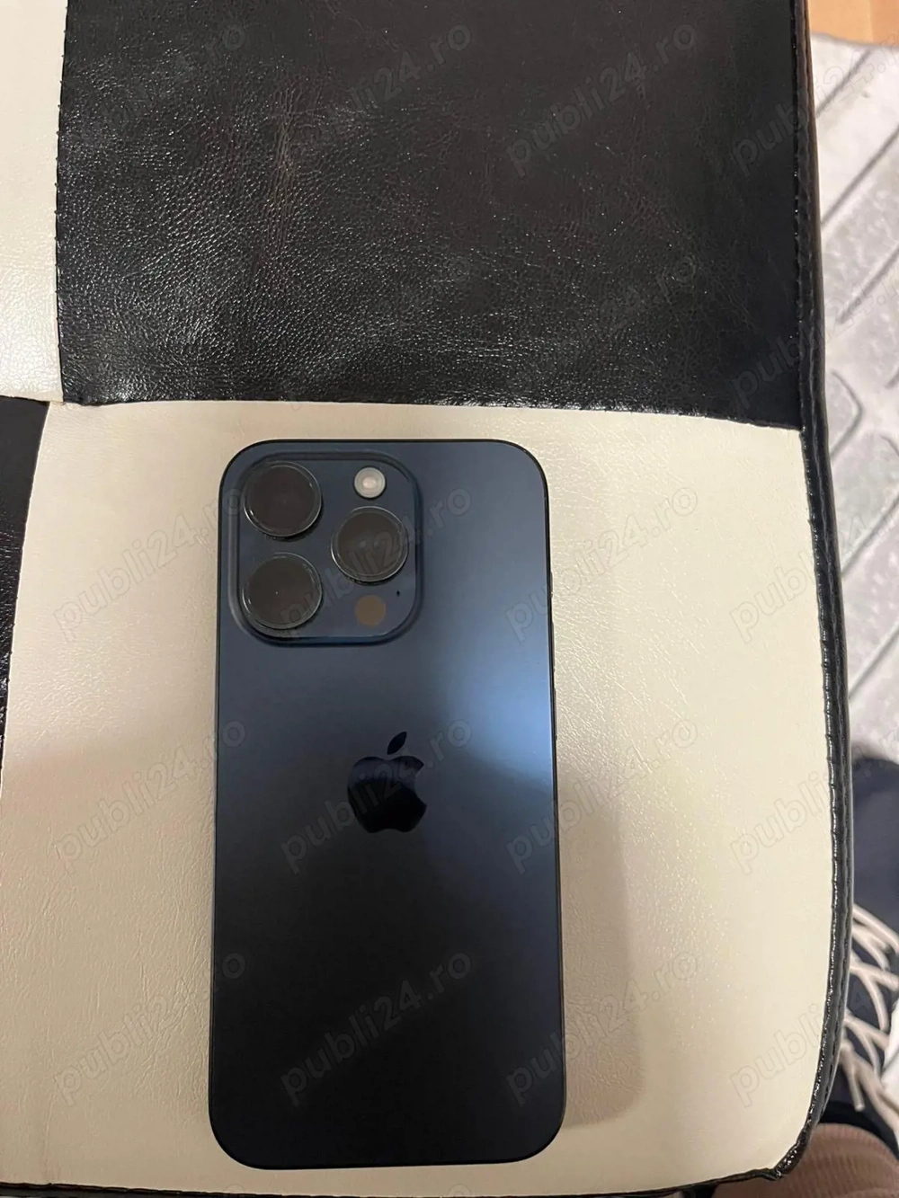 iPhone 15 pro blue titanium