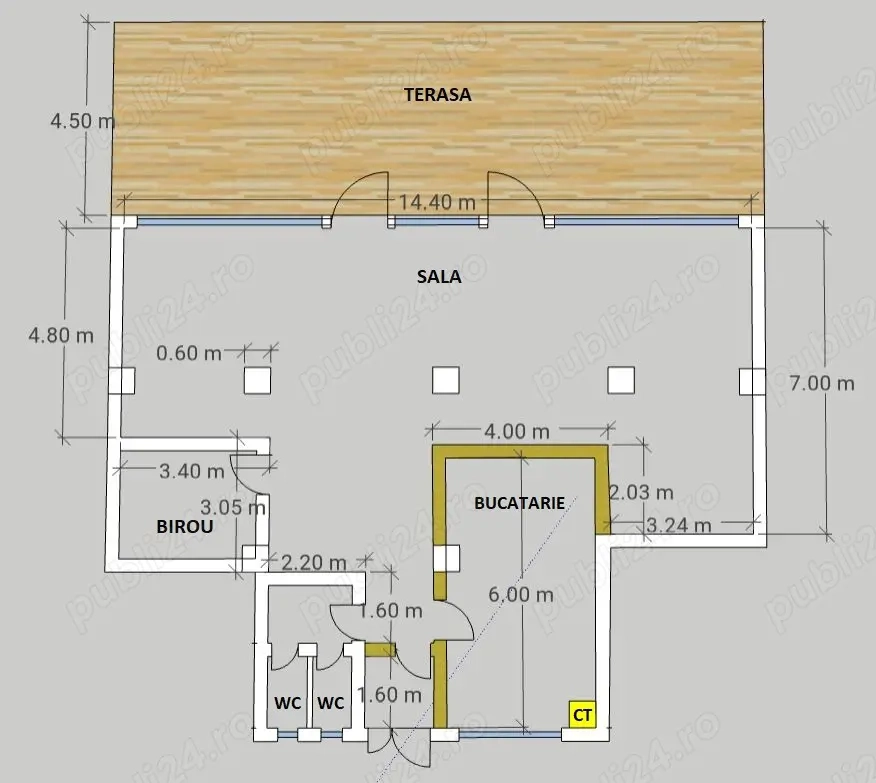 Închiriez spațiu comercial Lugoj 