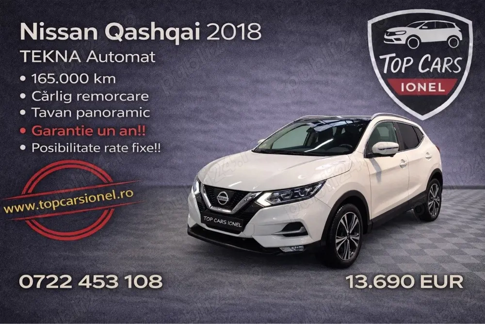 Nissan Qashqai 2018 Tekna Automat