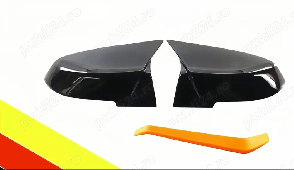 Capace oglinzii retrovizoare compatibil cu BMW 1/2/3/4 serie – Negru strălucitor
