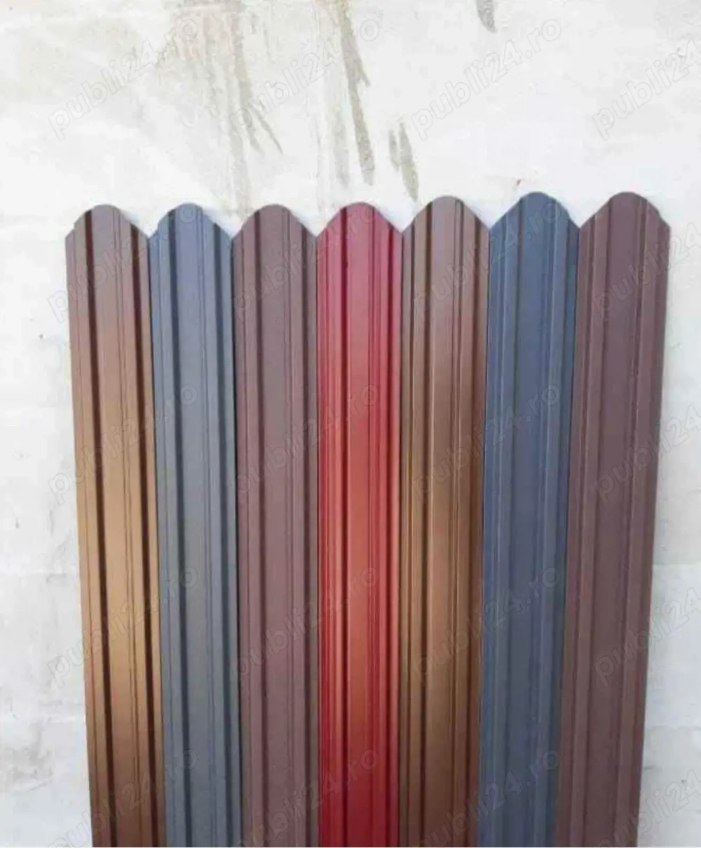 vând șipcă metalică de gard la preț de producător realizăm diferite dimensiuni după cerințe