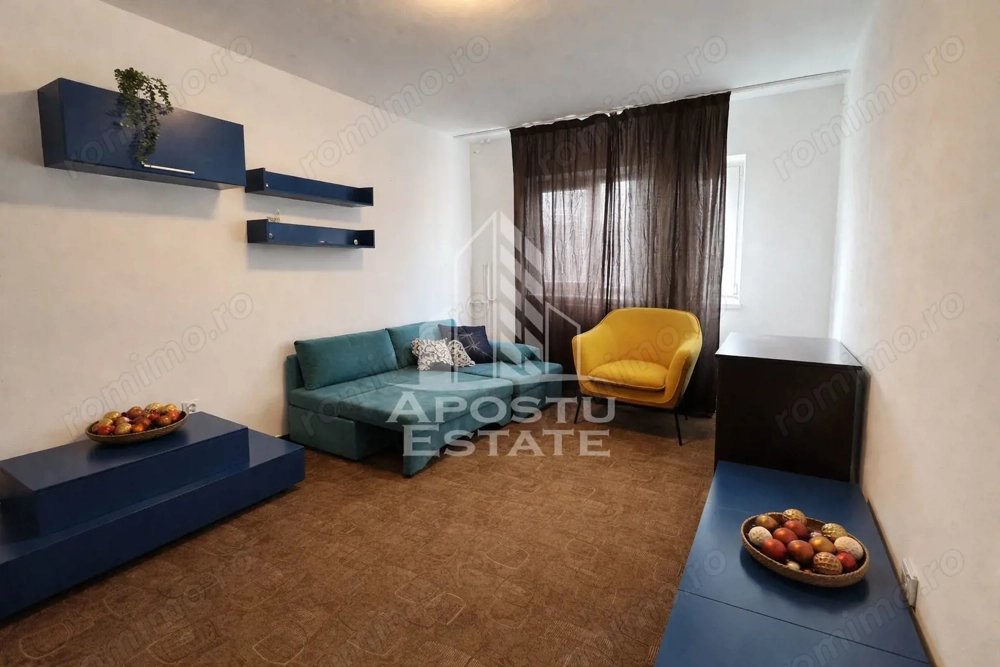 Apartament 2 camere , decomandat, etajul 3/4, zona Girocului