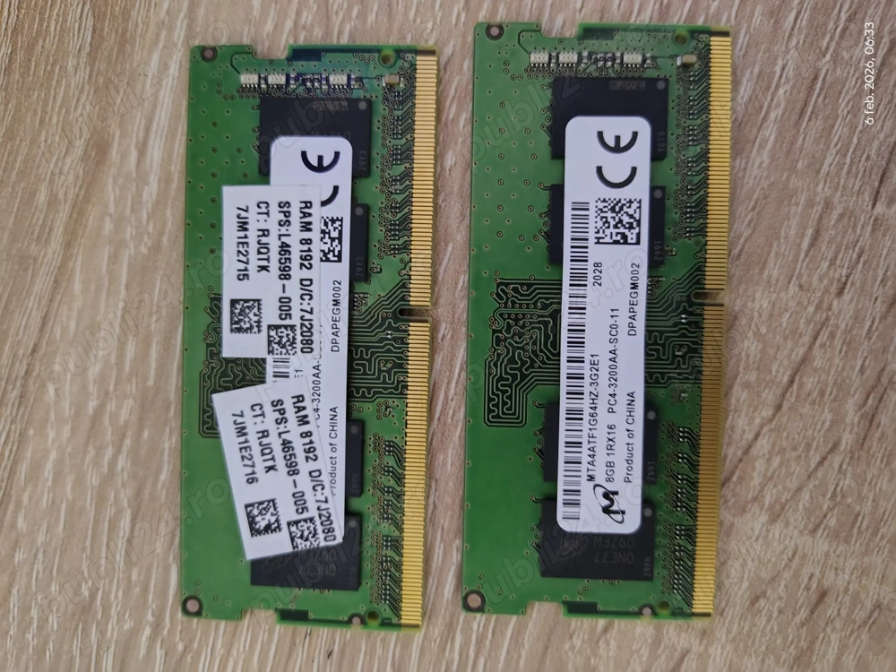 Vand memorie ram laptop
