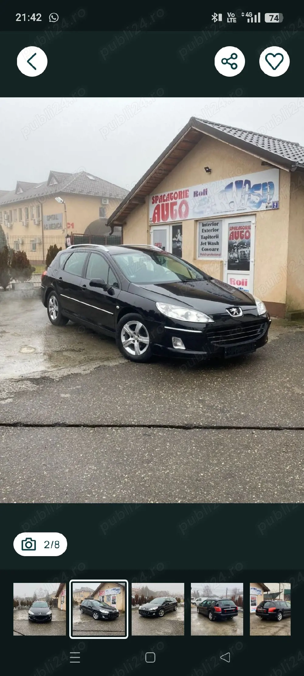 Dezmembrez Peugeot 407sw 1.6hdi