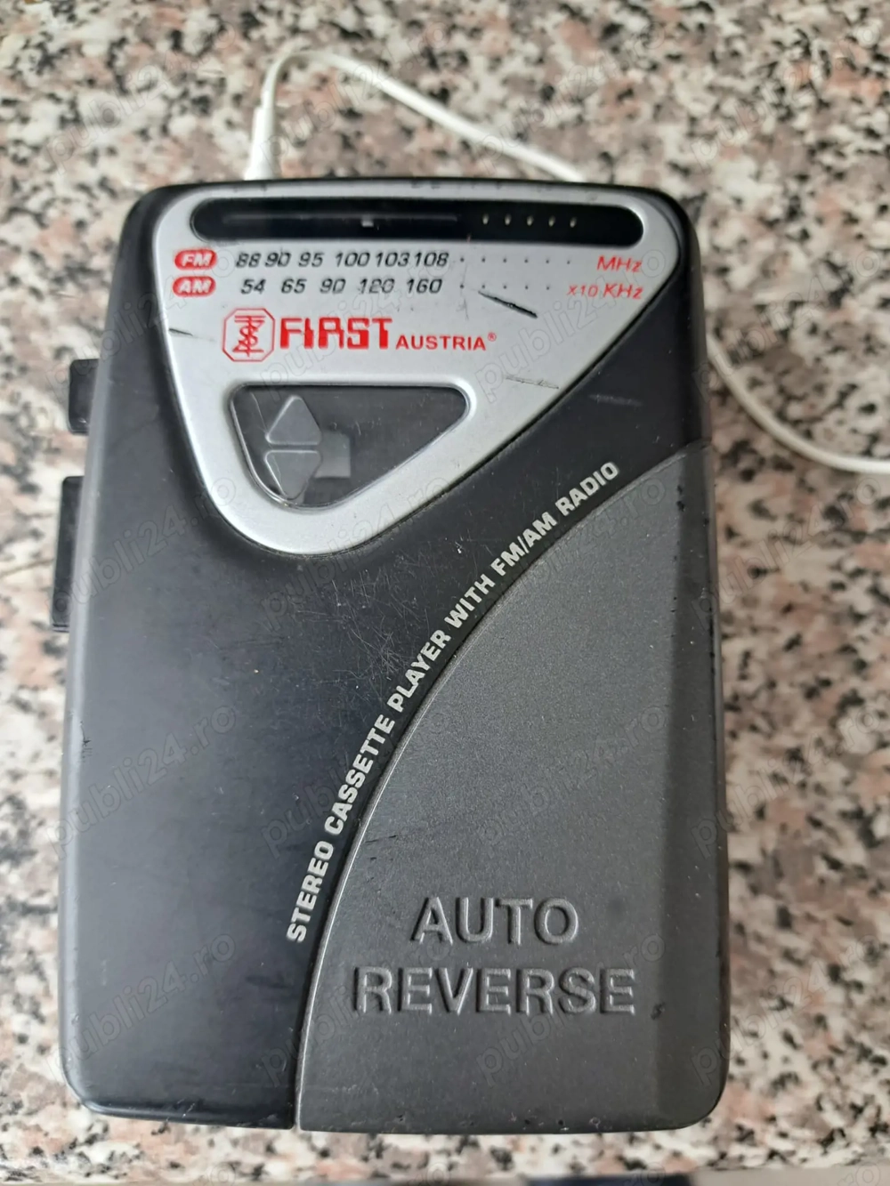 Radiocasetofon walkman, autorevers, functional