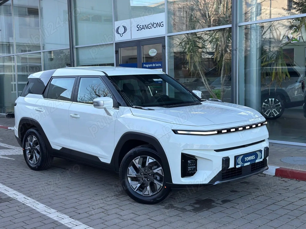 SsangYong KGM Torres EVX Electric   73,4 kWh FWD   207 PS 339 Nm Garanție baterie 10 ani 1.000.000km