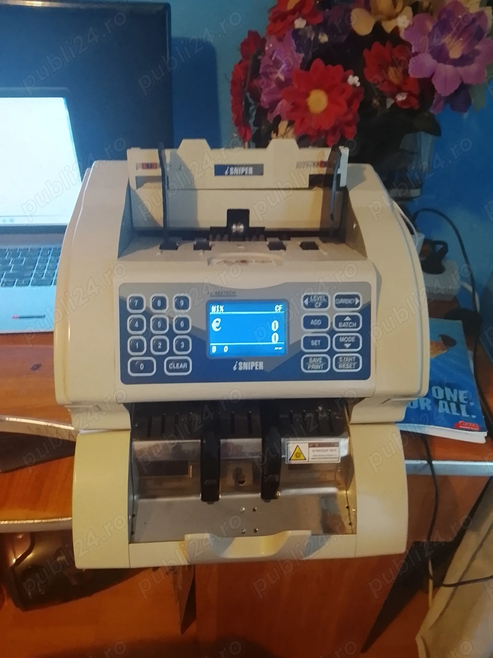 Masina de numarat si depistat bani falsi