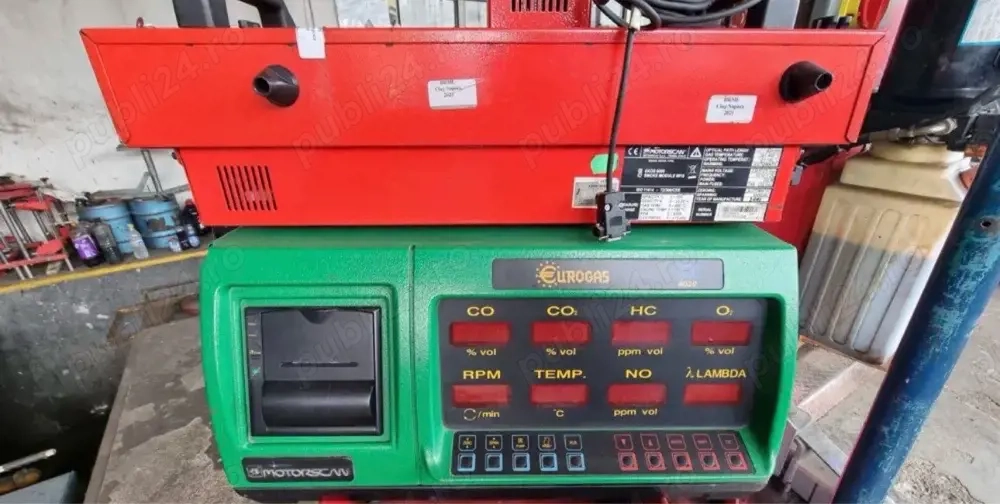 Vand analizor de gaze , opacimetru, cititor de gaze si cititor de turatie cu metrologie in termen