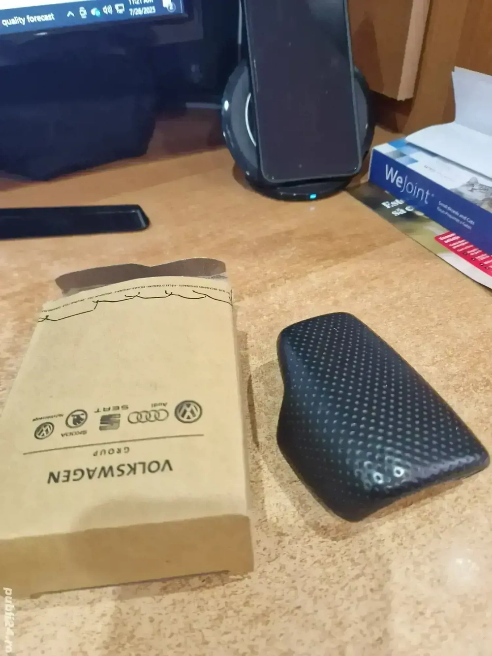 Nuca maneta schimbator piele Audi A4, A5 B9, Q5, Q7