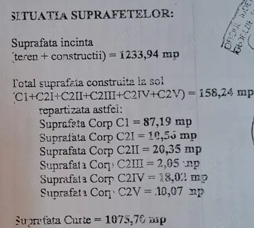 Proprietate centrală   teren 1.250 mp + casă 6 camere   zonă Bd. George Coșbuc   Piața Centrală, Gal