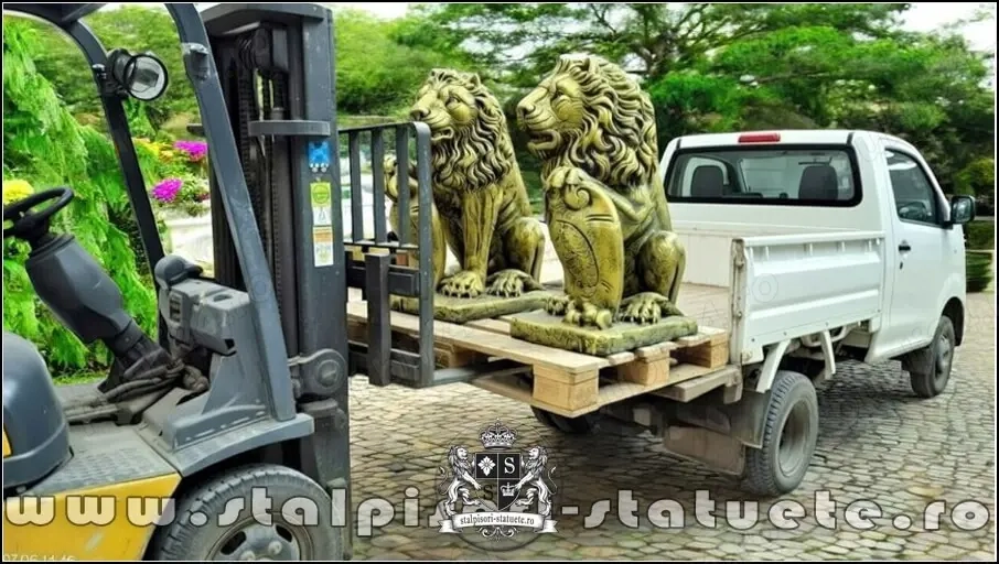 Ornamente de grădină, din beton, la domiciliu.