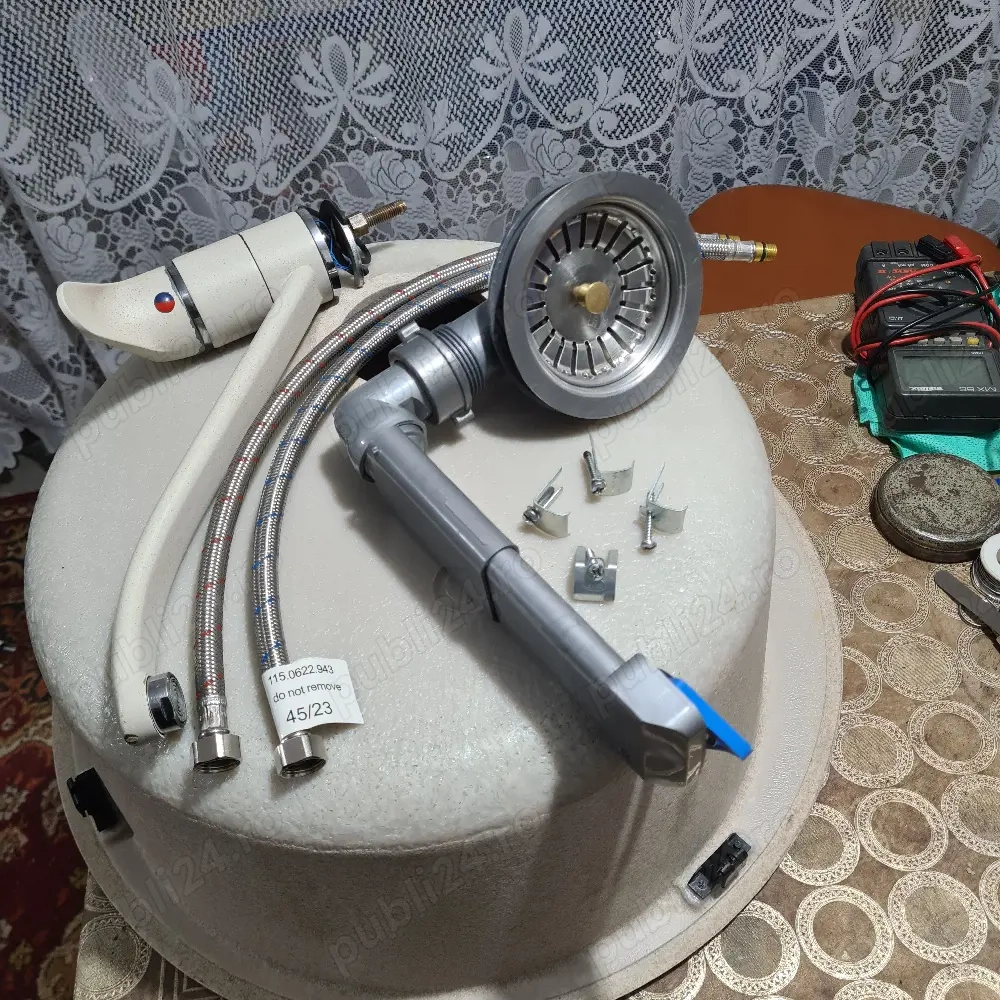 Chiuvetă granit rotundă