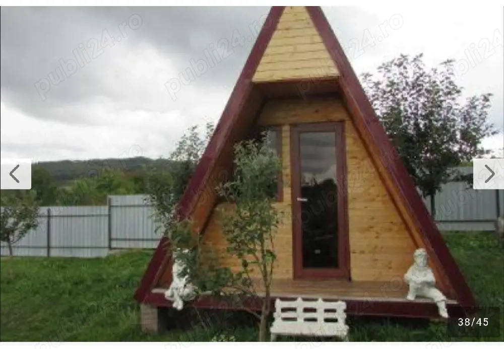 Vând trei căsuțe A frame!